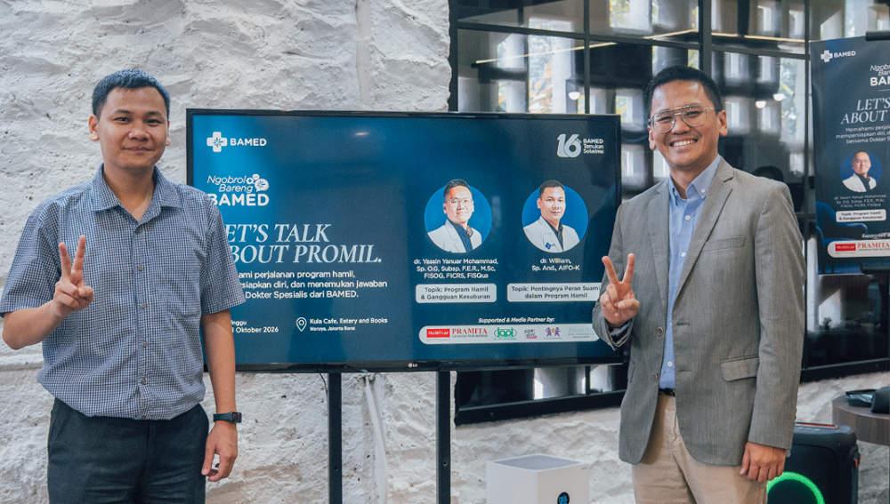 Acara talkshow promil di Bamed Clinic